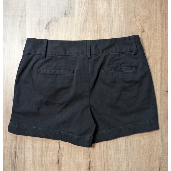 Ann Taylor Loft Riviera Shorts Size 4 Black Stretch Pockets 4" Inseam - Picture 3 of 11